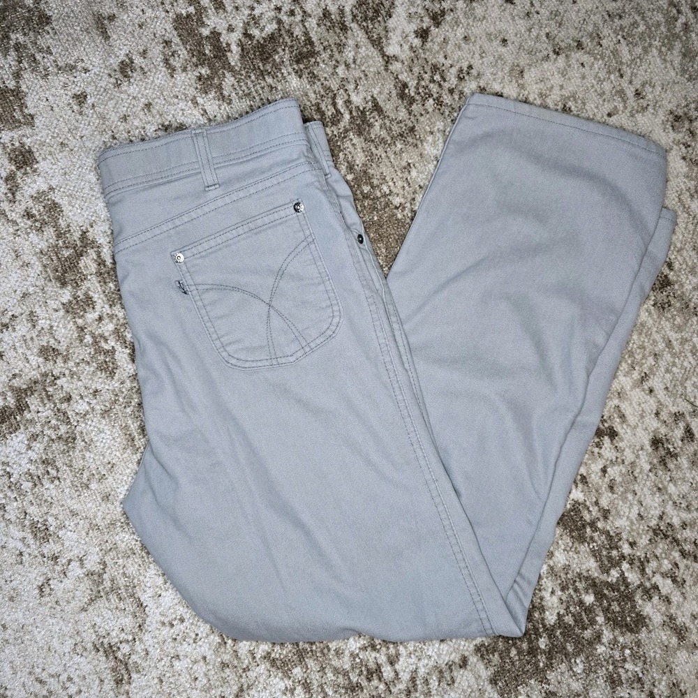Vintage 80s Levis For Men Pants Trousers Grey 36×30 Work Pants